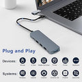 Hub USB 5 ports avec adaptateur USB-C à 2 ports – Solution de connectivité polyvalente