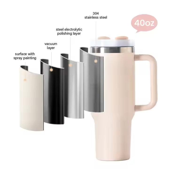 gobelet  TUMBLER avec paille tasse à café avec couvercle USA 2 jours de livraison